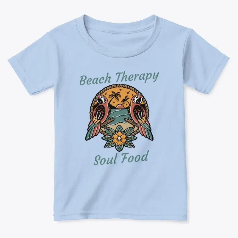 Beach Therapy Soul Food Design TShirt