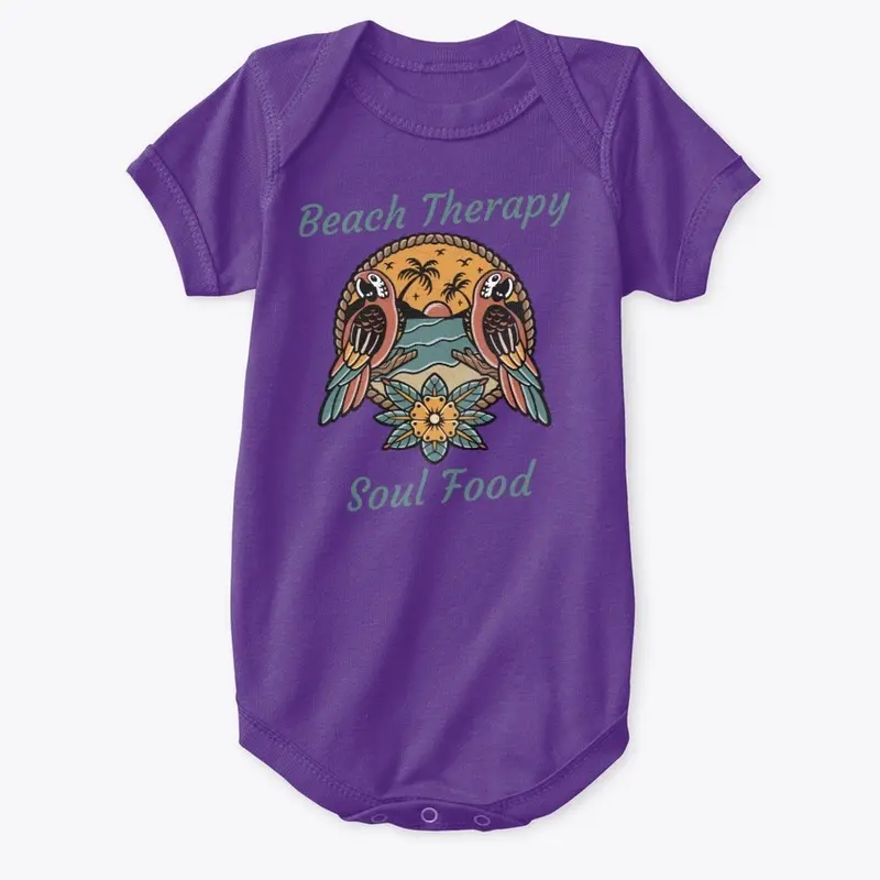 Beach Therapy Soul Food Design TShirt